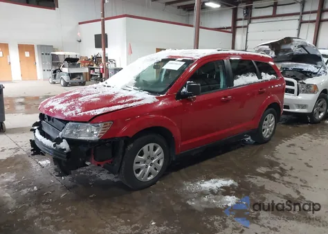 2017 Dodge Journey Se из США, поврежденный, VIN 3C4PDCABXHT621961